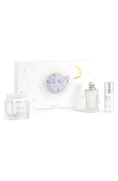 Parfums De Marly Valaya 3-piece Gift Set $612 Value In Transparent