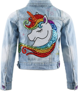 Lola + The Boys Unicorn Queen Denim Jacket