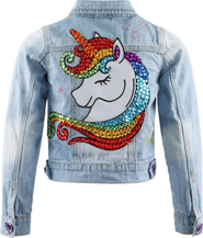 Lola + The Boys Unicorn Queen Denim Jacket