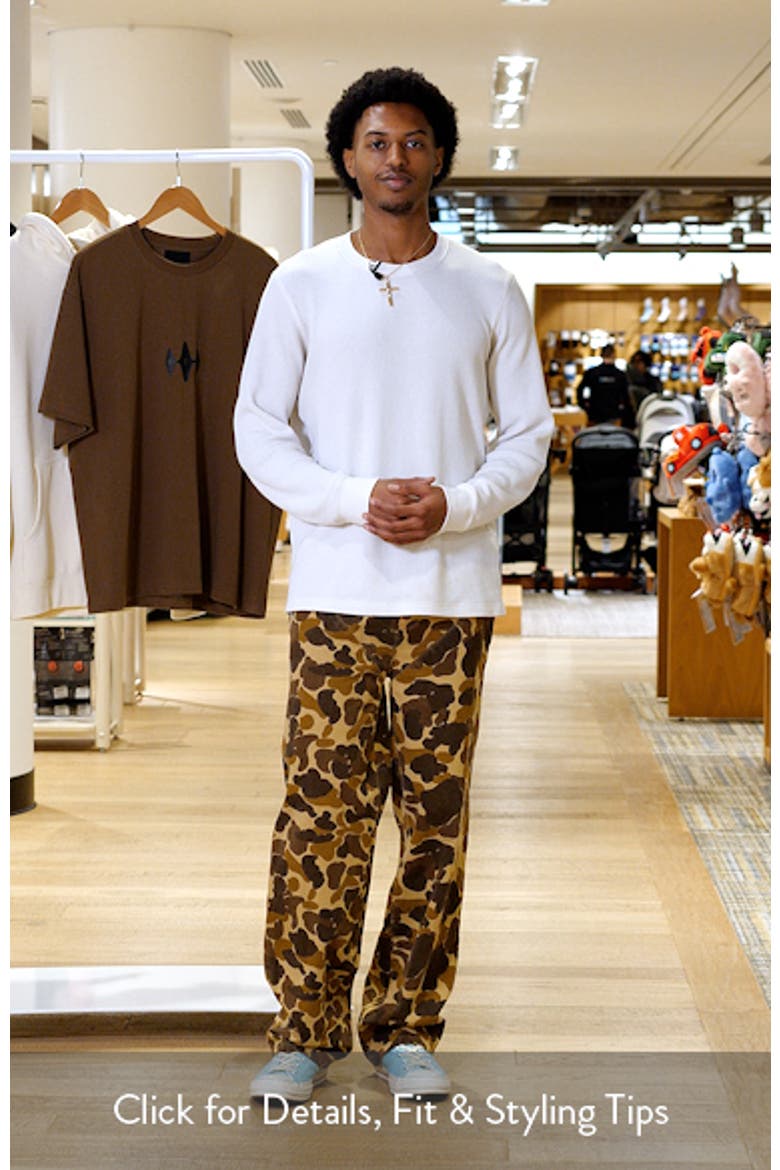 Rey Straight Leg Camo Pants video