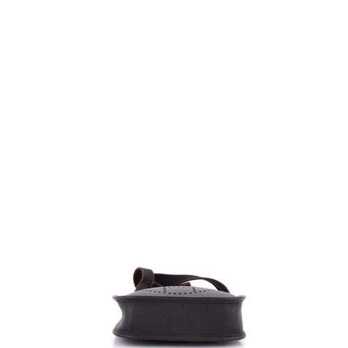 Pre-owned Hermes Hermes Evelyne Bag Gen Iii Clemence Tpm In Black