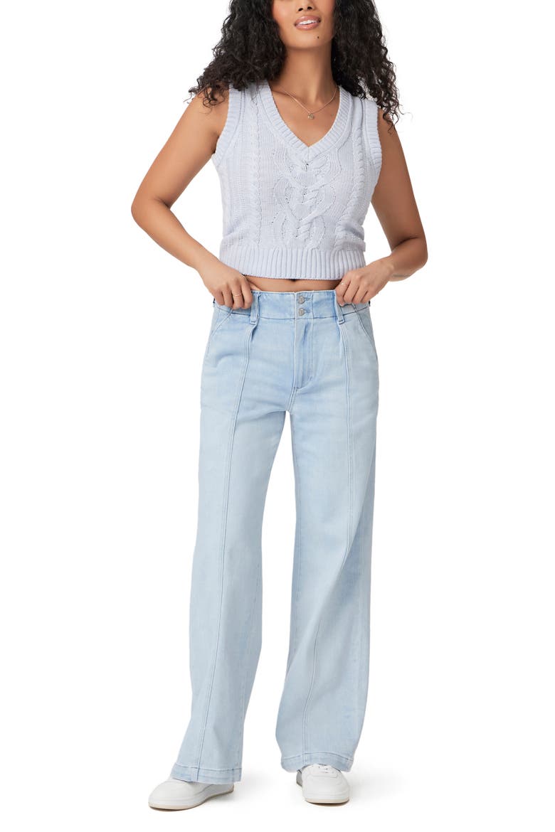 Brooklyn High Waist Wide Leg Jeans, Alternate, color, MAKENA