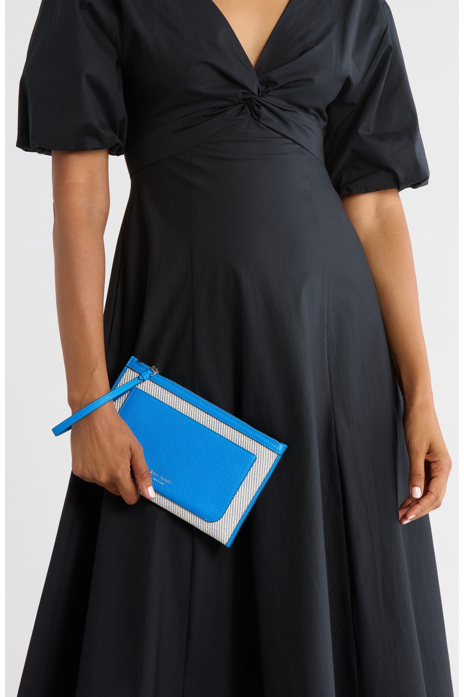Kate Spade New York ava canvas twill wristlet (Women) | Nordstromrack