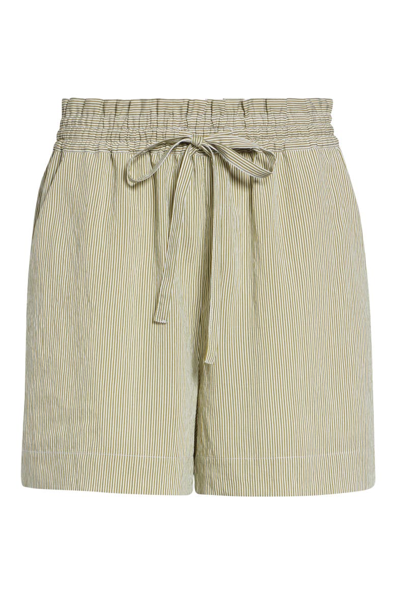 Belen Stripe Drawstring Shorts, Alternate, color, FATIGUE STRIPE