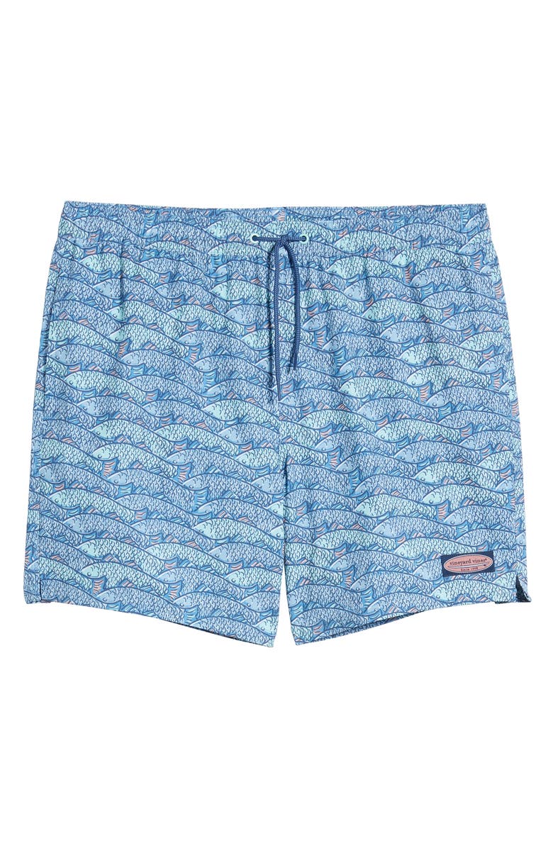 vineyard vines Chappy Fish Traffic Swim Trunks, Alternate, color, 