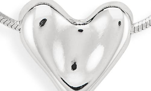 NORDSTROM NORDSTROM SET OF 2 BEAD CHAIN & PUFFY HEART PENDANT NECKLACES