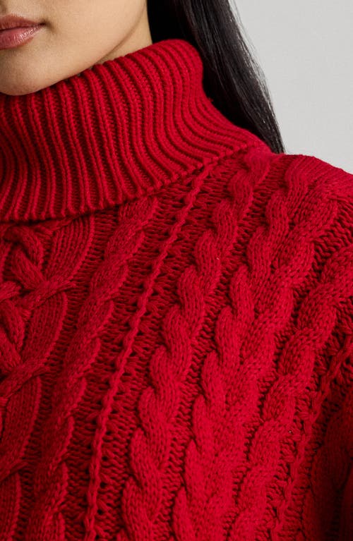 Ralph Lauren Women's Turtleneck Sweater In Red