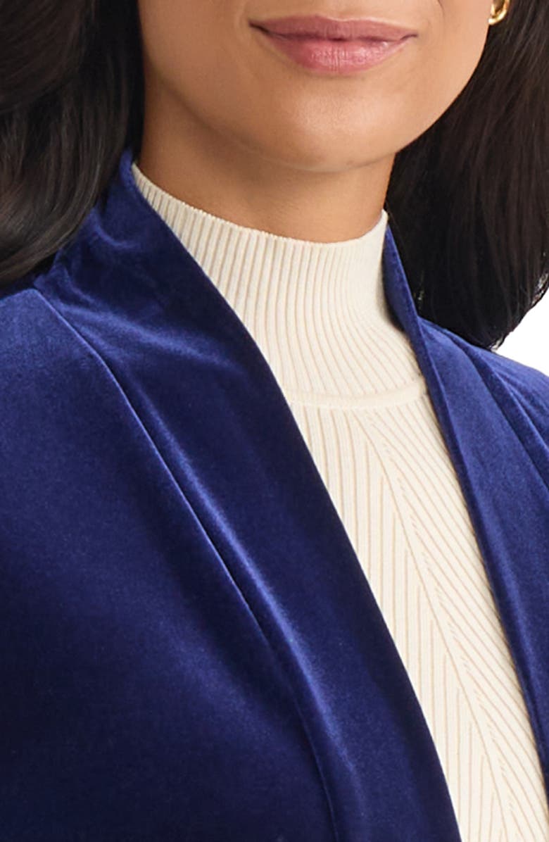 Jones New York Open Front Cardigan, Alternate, color, Dark Sapphire