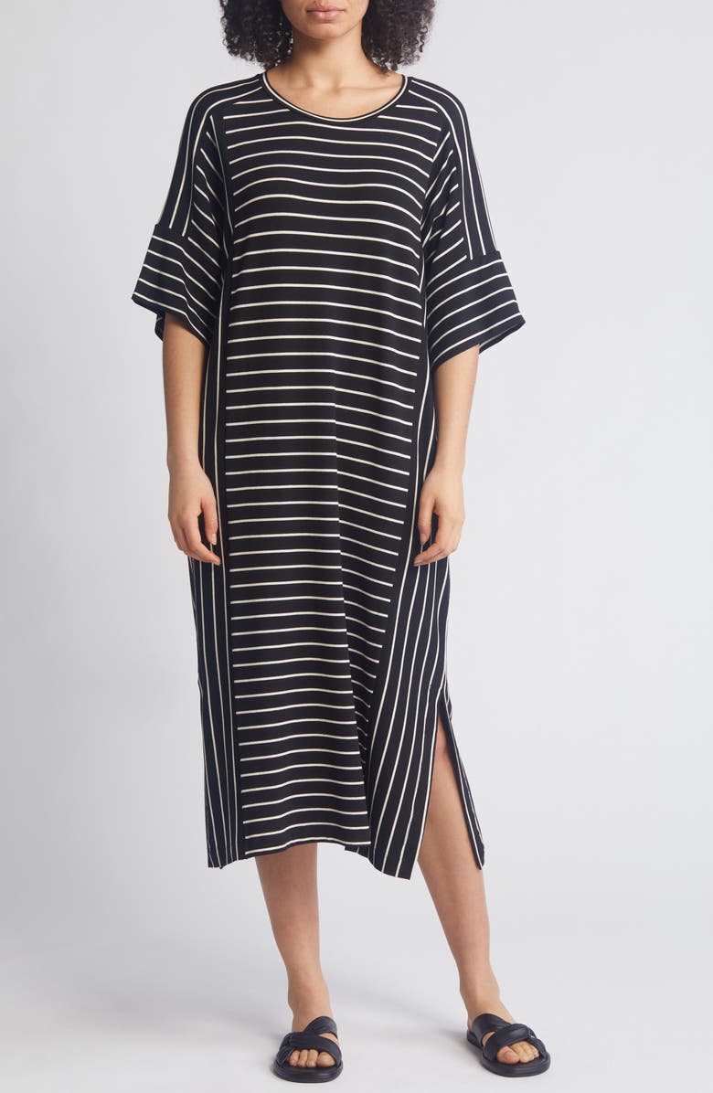 Masai Copenhagen Noele Stripe Knit Shift Dress, Main, color,