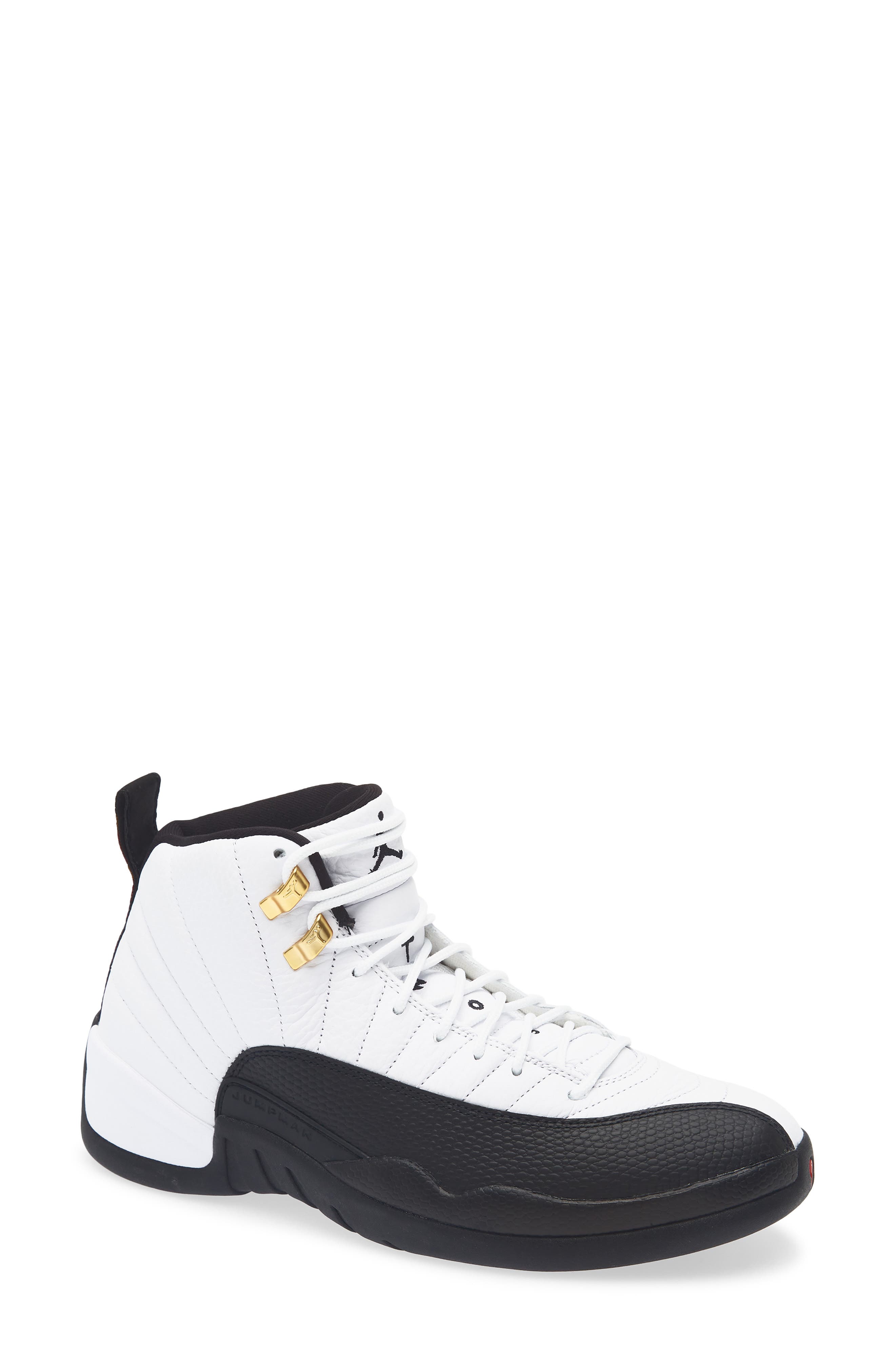 Jordan Air Jordan 12 Retro Basketball Sneaker, Main, color, White/ Black/ Taxi