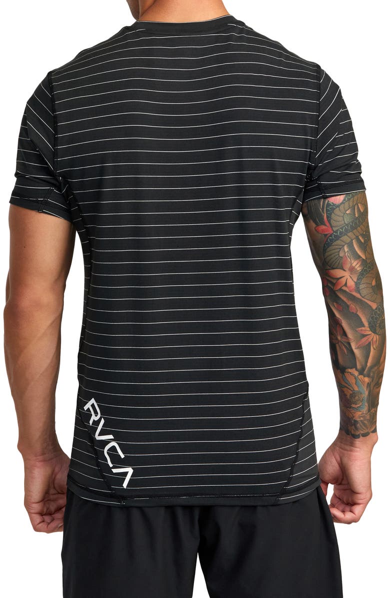 RVCA Sport Vent Stripe Performance Graphic T-Shirt, Alternate, color,