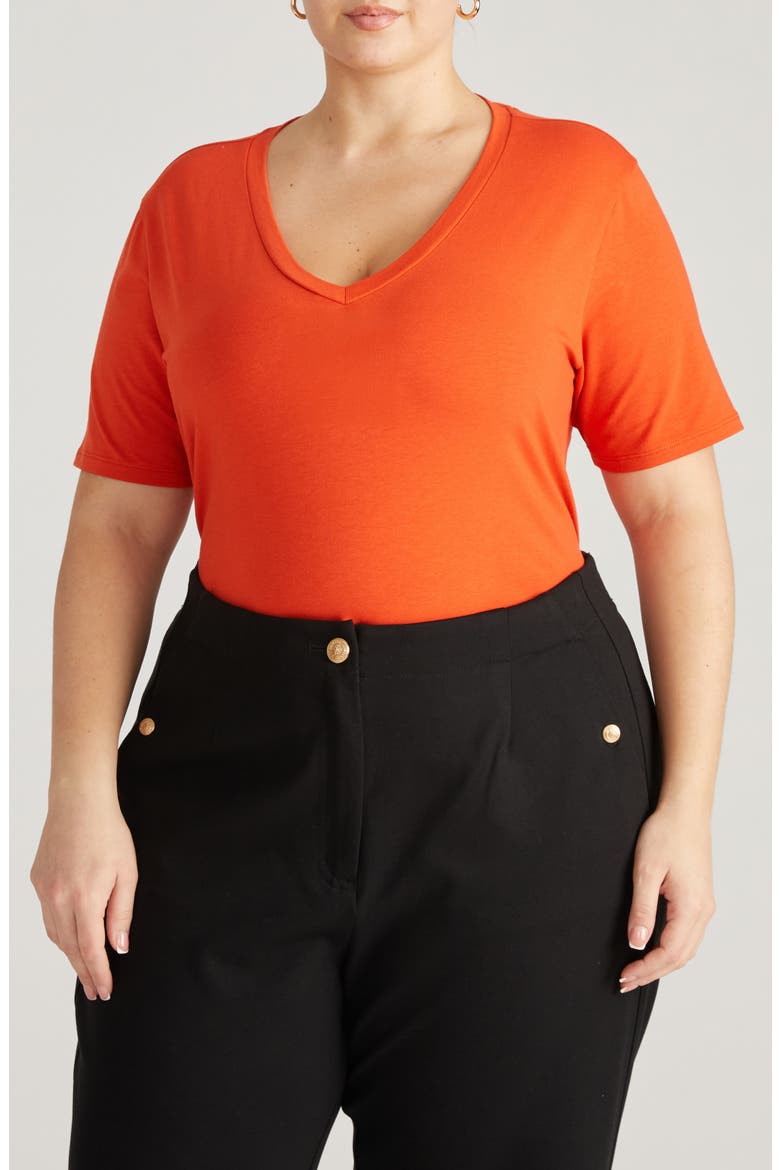 V-Rex Tee, Main, color, ORANGE FLAME