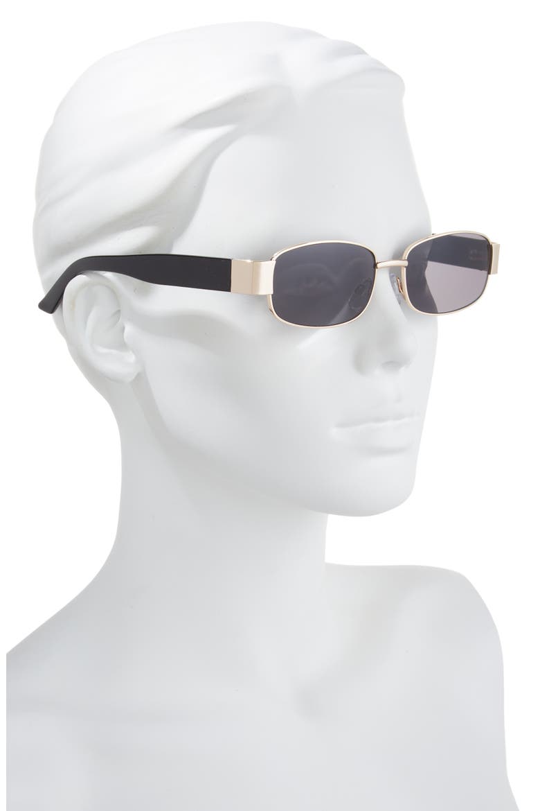 Square Sunglasses, Alternate, color, GOLD- BLACK