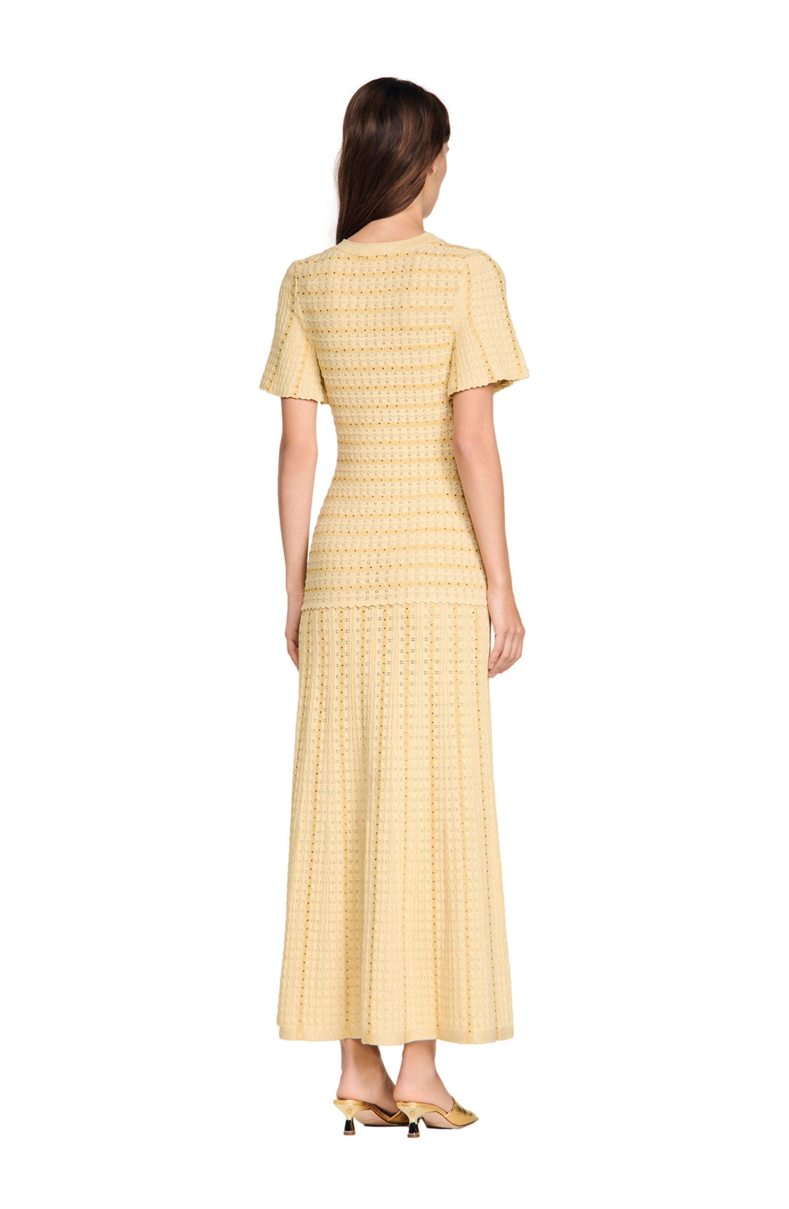 Rhinestone knit maxi dress - image 2