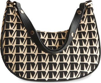 MANGO Logo Jacquard Shoulder Bag | Nordstrom