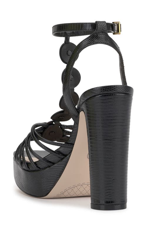 Jessica Simpson Colero Ankle Strap Platform Sandal In Black