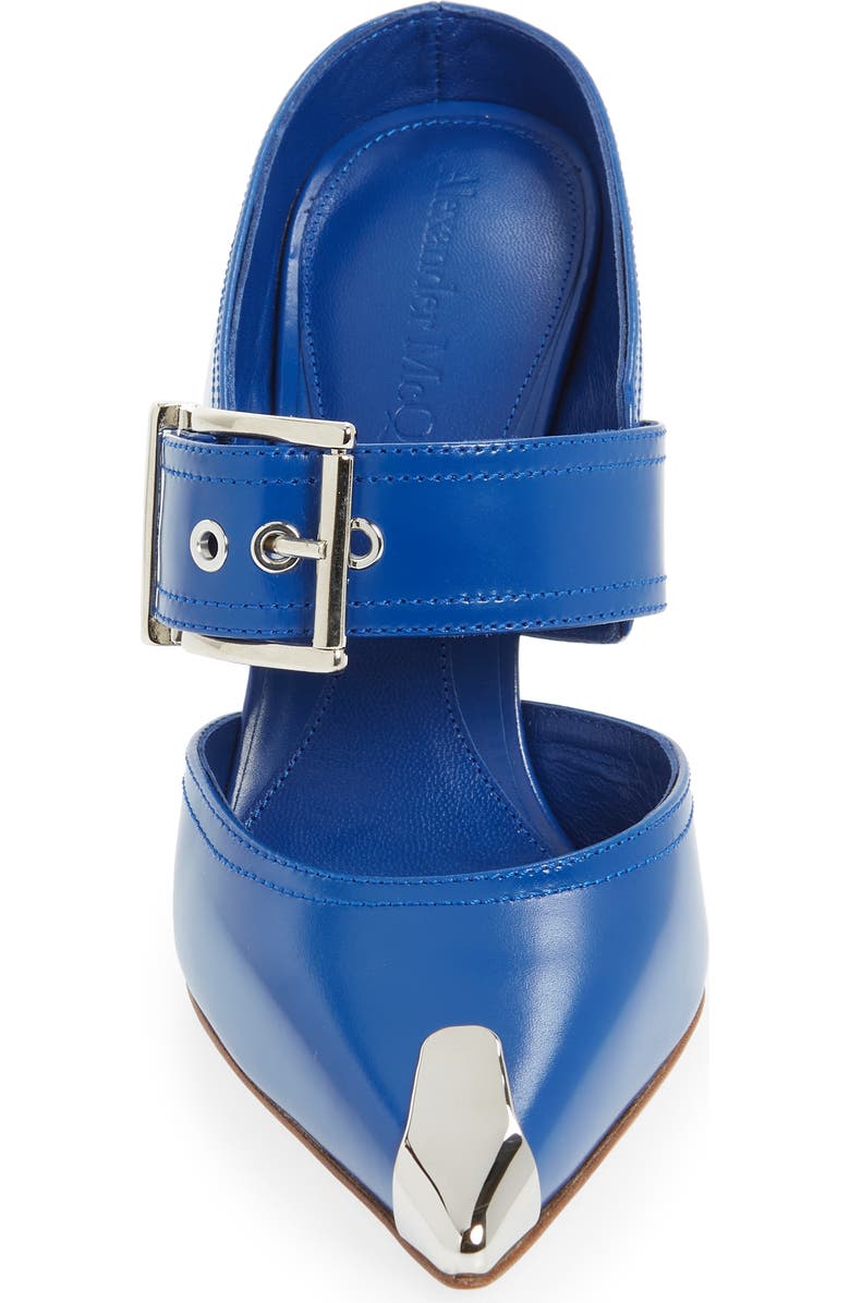 McQueen Punk Pointed Toe Mule, Alternate, color,