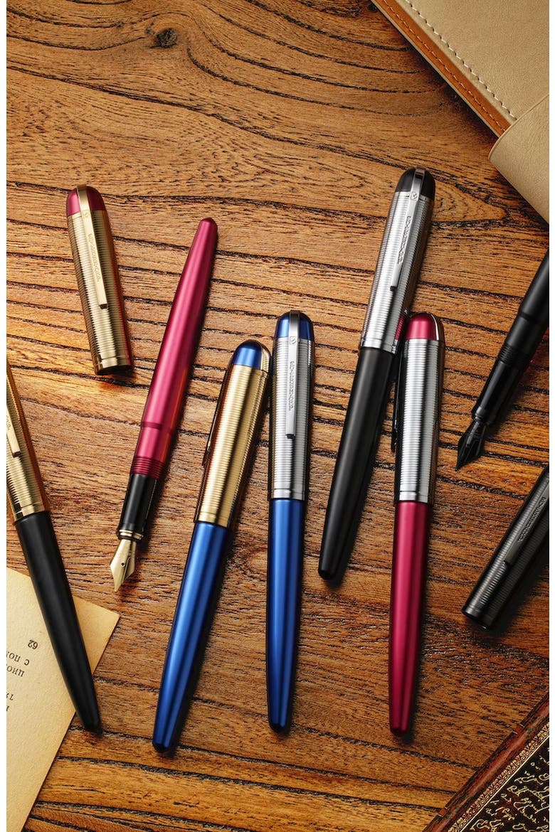 Skyline Rollerball Pen, Alternate, color, Red / Silver