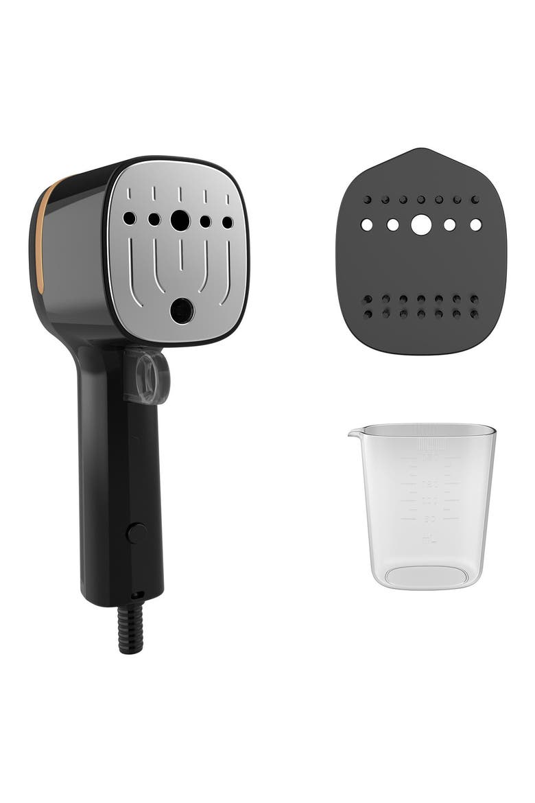 Quicksteam Travel Steamer, Alternate, color, ONYX