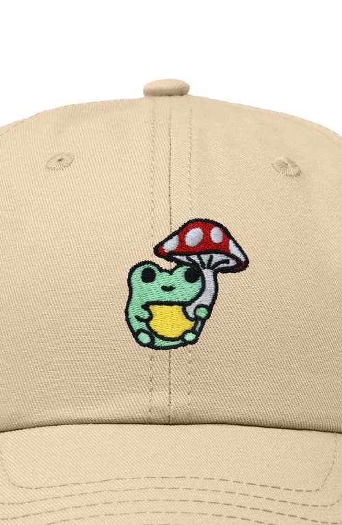 DALIX DALIX MUSHROOM FROG EMBROIDERED HAT 