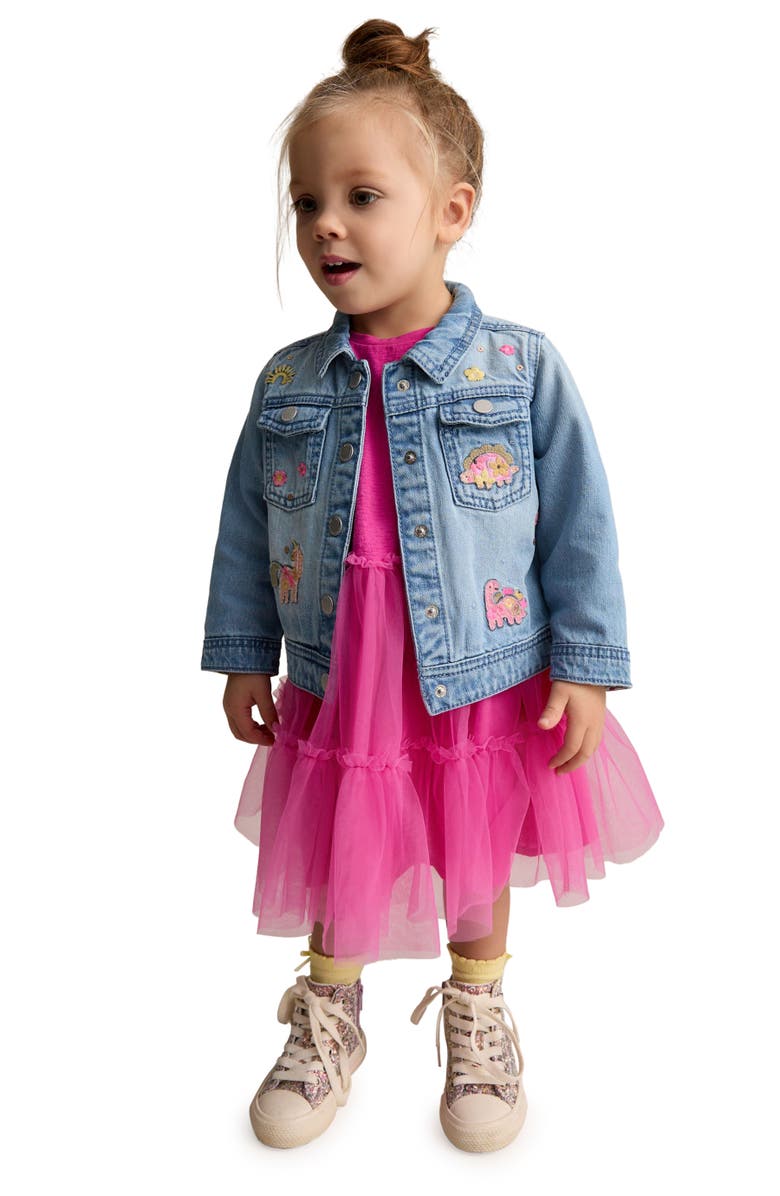 NEXT Character Denim Jacket, Alternate, color,