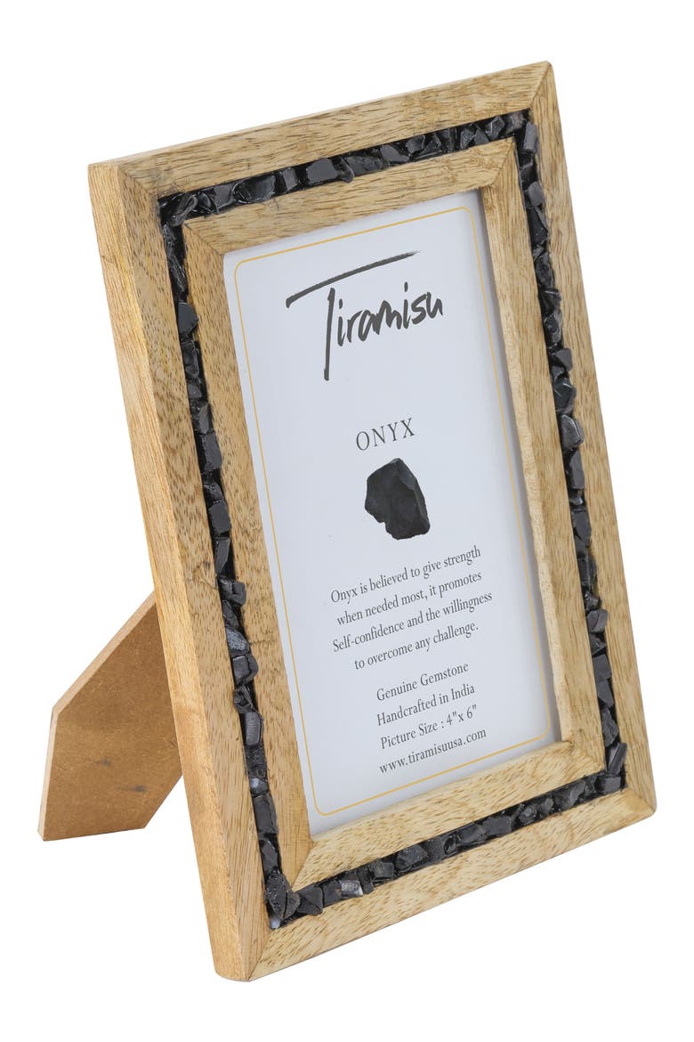 Gemstone Picture Frame, Alternate, color, BLACK