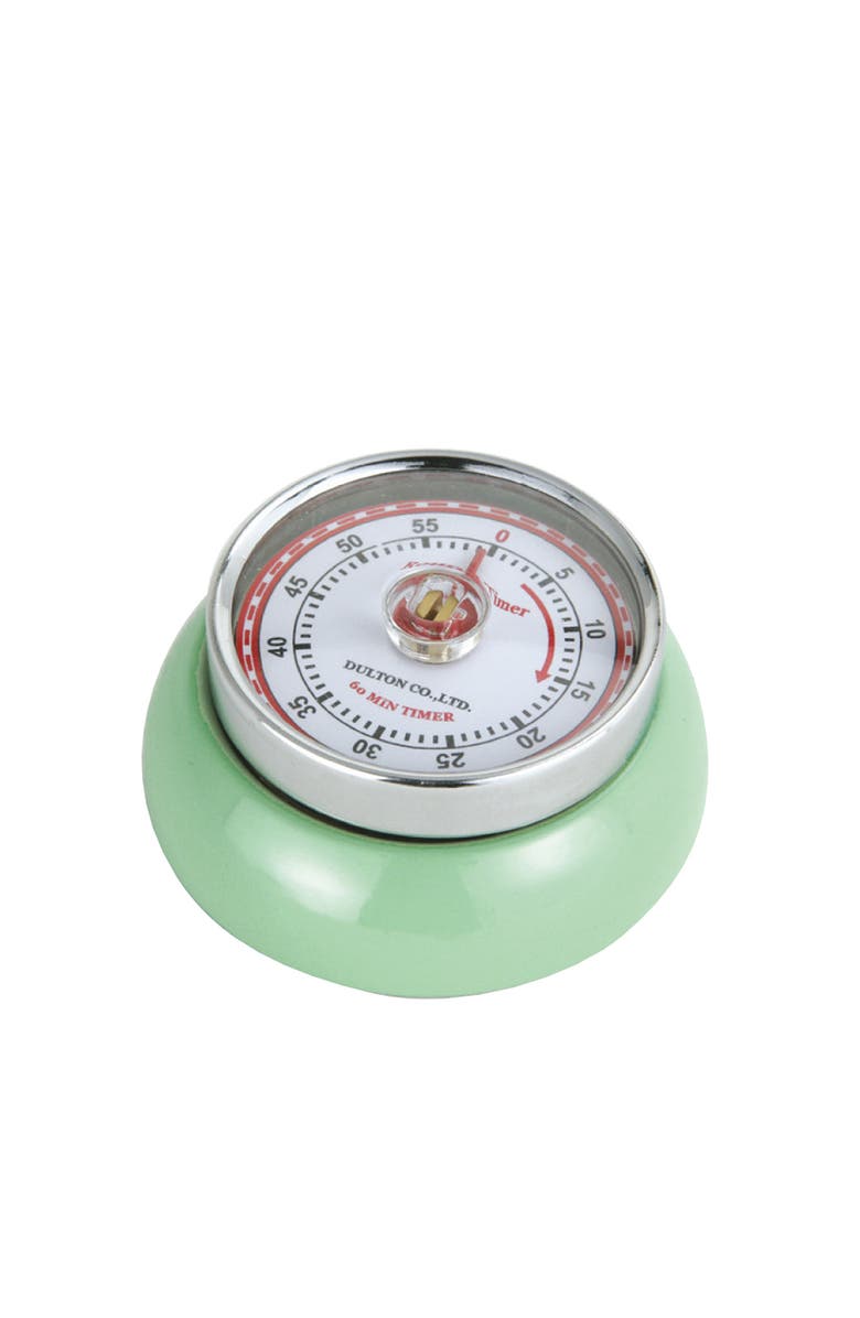 ZASSENHAUS Magnetic Retro 60 Minute Kitchen Timer, 2.75-Inch, Main, color, Mint Green