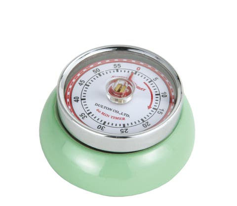 Magnetic Retro 60 Minute Kitchen Timer, 2.75-Inch