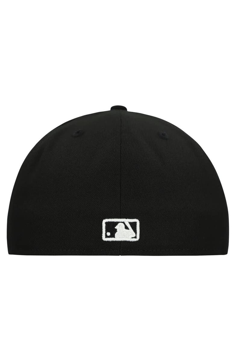 New Era Men's New Era Black Chicago Cubs Tri-Hit 59FIFTY Fitted Hat, Alternate, color, Black