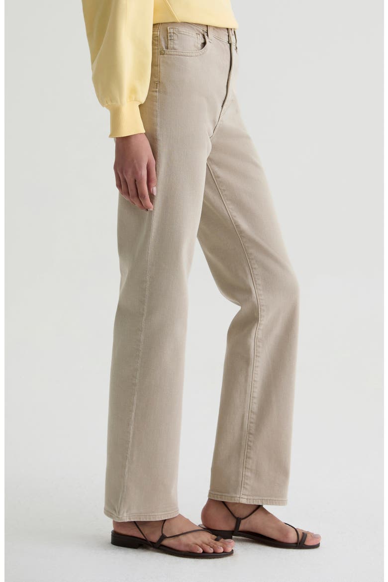 Brinley High Waist Straight Leg Jeans, Alternate, color, SULFUR LIGHT TAUPE