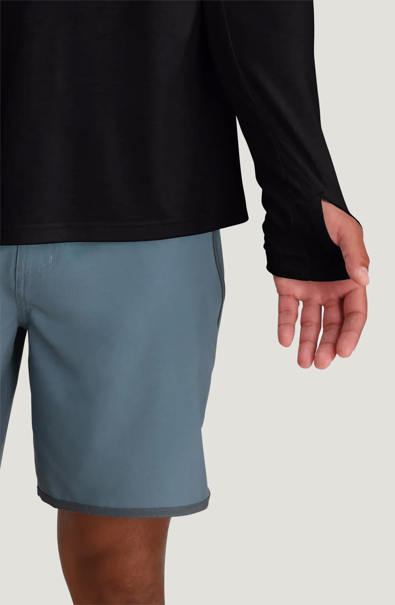 Free Fly Shade UPF 50+ Hoodie, Alternate, color, Black