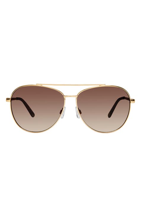 61mm Aviator Sunglasses