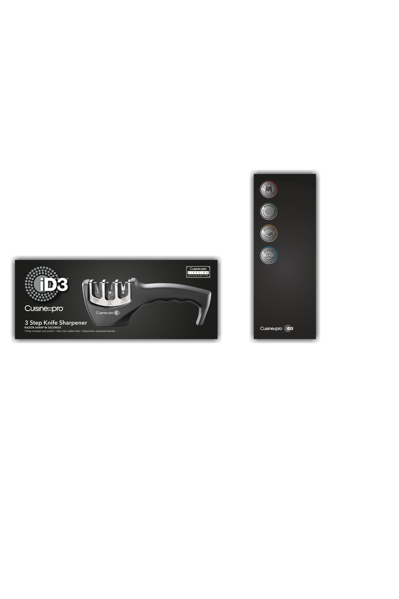 iD3® 3-Step Knife Sharpener, Alternate, color, Black