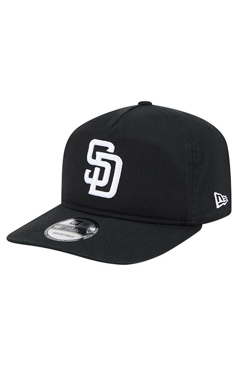 New Era Men's New Era  Black/White San Diego Padres 19TWENTY Adjustable Hat, Main, color, Black