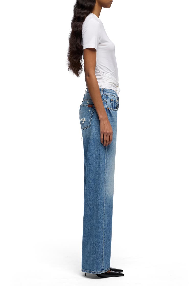 Low Straight Leg Jeans, Alternate, color, SHADOWCREST