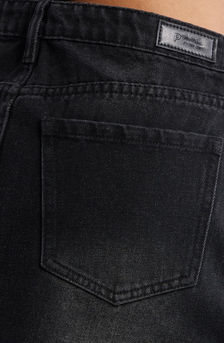 PTCL Vida Micro Mini Denim Skirt, Alternate, color, Black