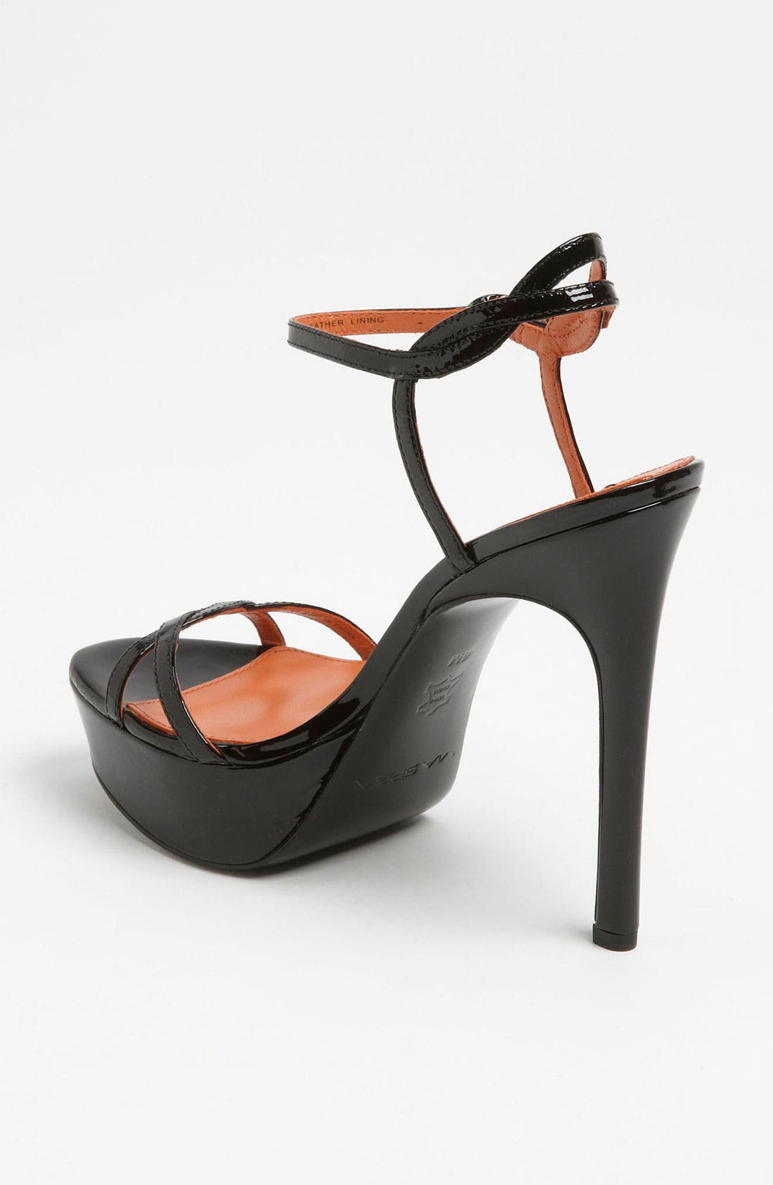 'Heavenly' Sandal, Alternate, color, BLACK PATENT
