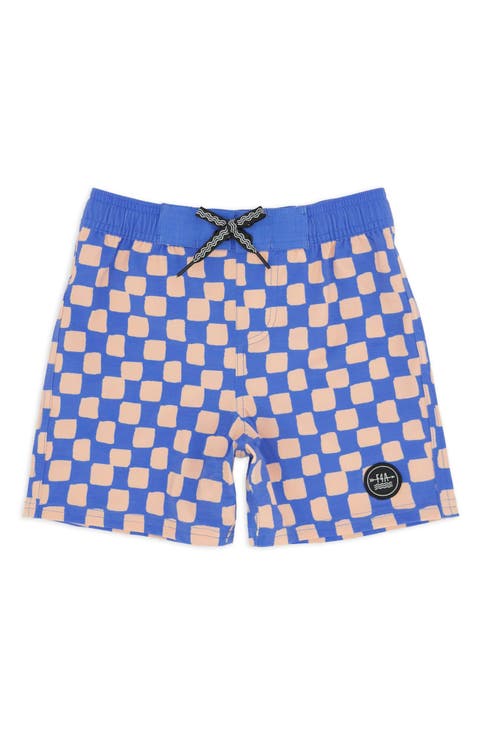 Kids' Classic Checkerboard Board Shorts (Baby & Toddler)