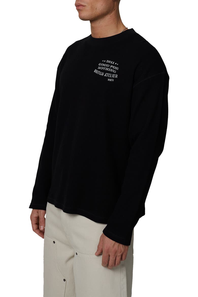 Long Sleeve Icarus T-Shirt, Alternate, color, Black