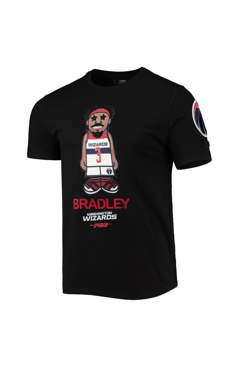 PRO STANDARD Men's Pro Standard Bradley Beal Black Washington Wizards Caricature T-Shirt, Alternate, color, 