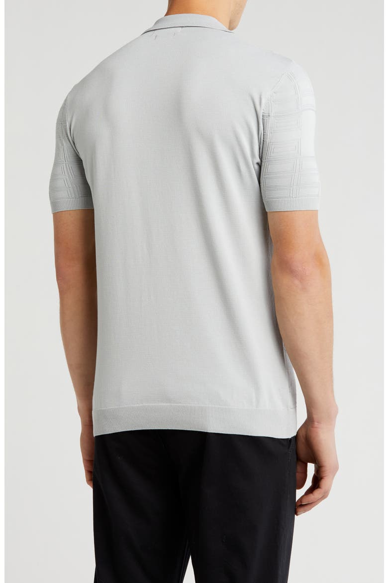 Short Sleeve Sweater, Alternate, color, GREY
