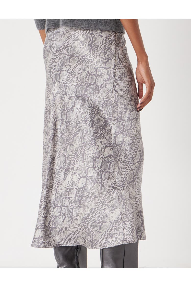 Simone Slinky Skirt, Alternate, color, Natural Snake Grey