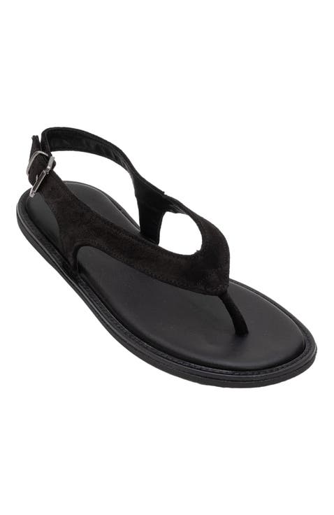 Belinda Leather Thong Sandals (Women)