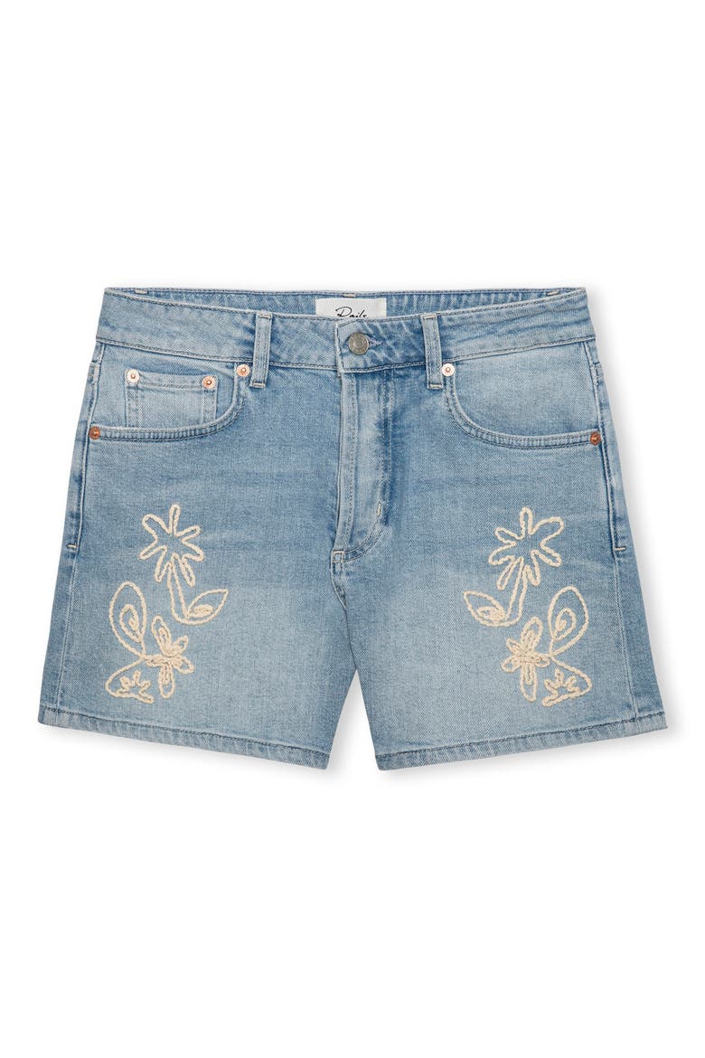 Mesa Embroidered Denim Shorts, Alternate, color, LELANI EMBROIDERED