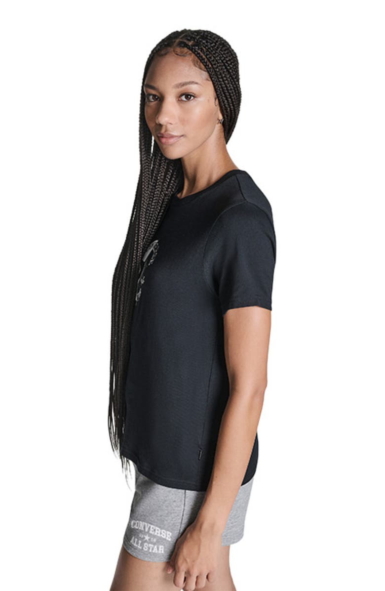 Converse Half & Half T-Shirt, Alternate, color, Converse Black