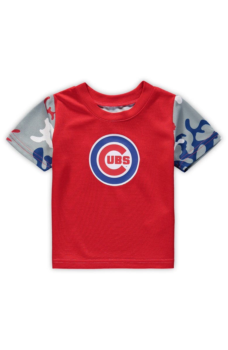 Outerstuff Newborn & Infant Royal/Red Chicago Cubs Pinch Hitter T-Shirt & Shorts Set, Alternate, color, Royal