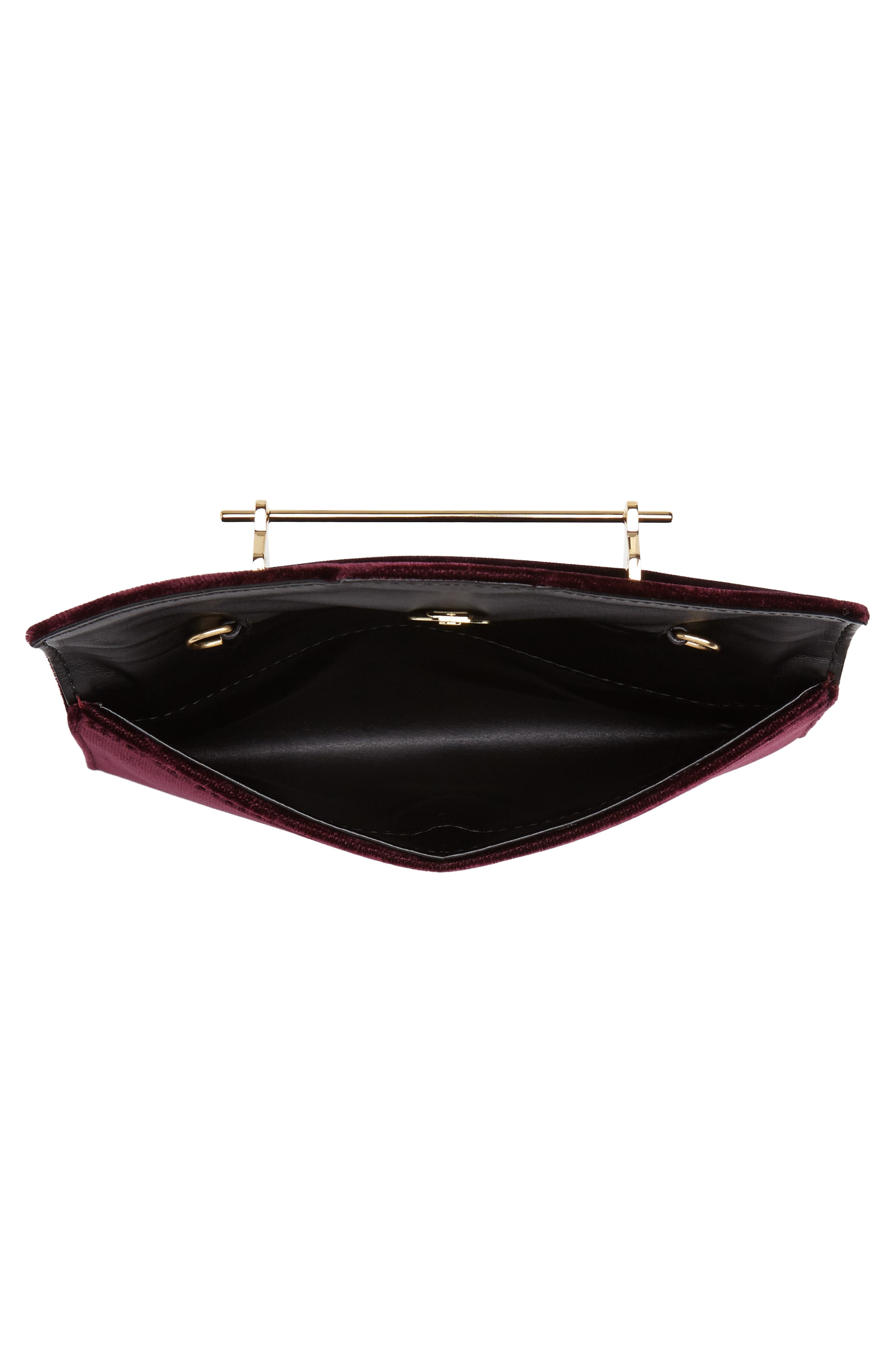 M2MALLETIER Annabelle Velvet Clutch, Alternate, color, 