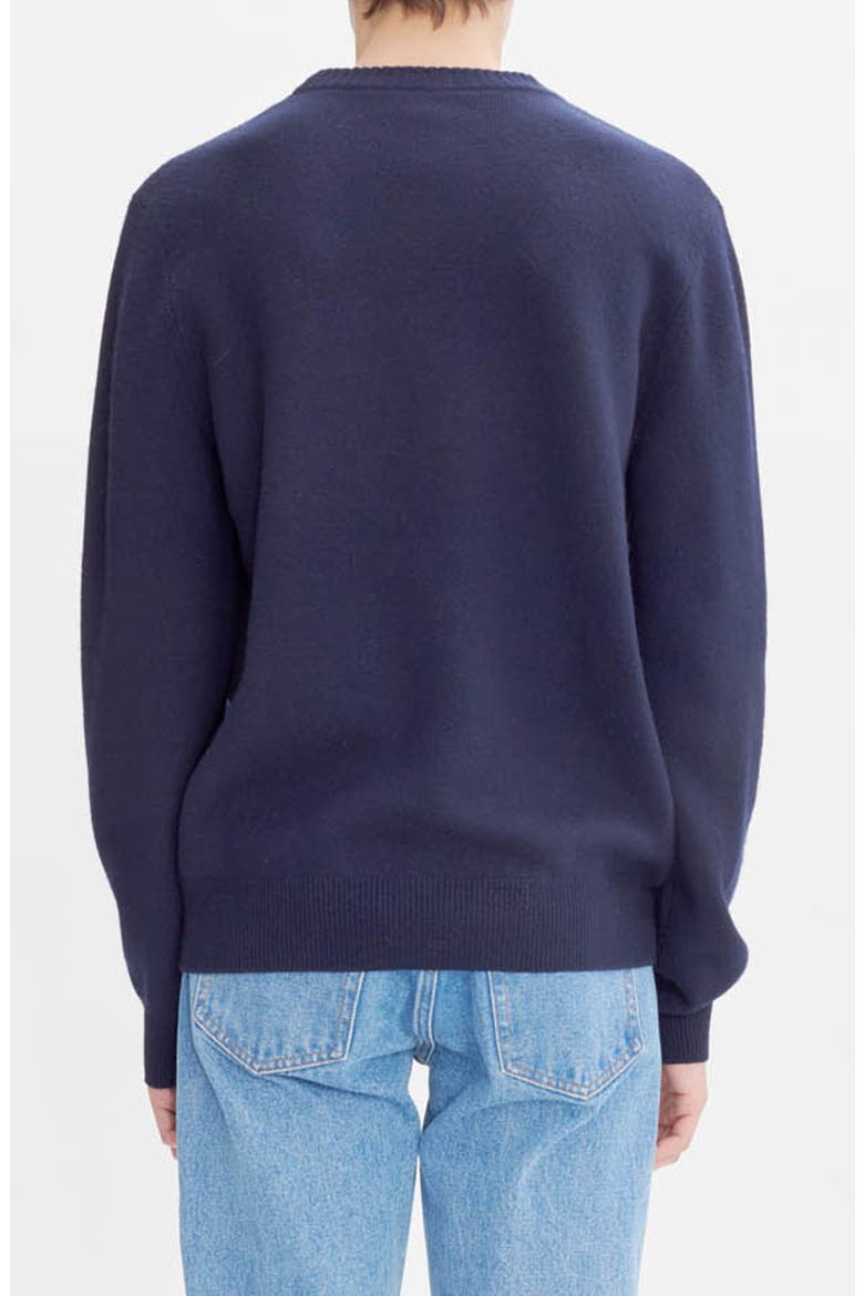 Joshua Merino Wool Sweater, Alternate, color, DARK NAVY