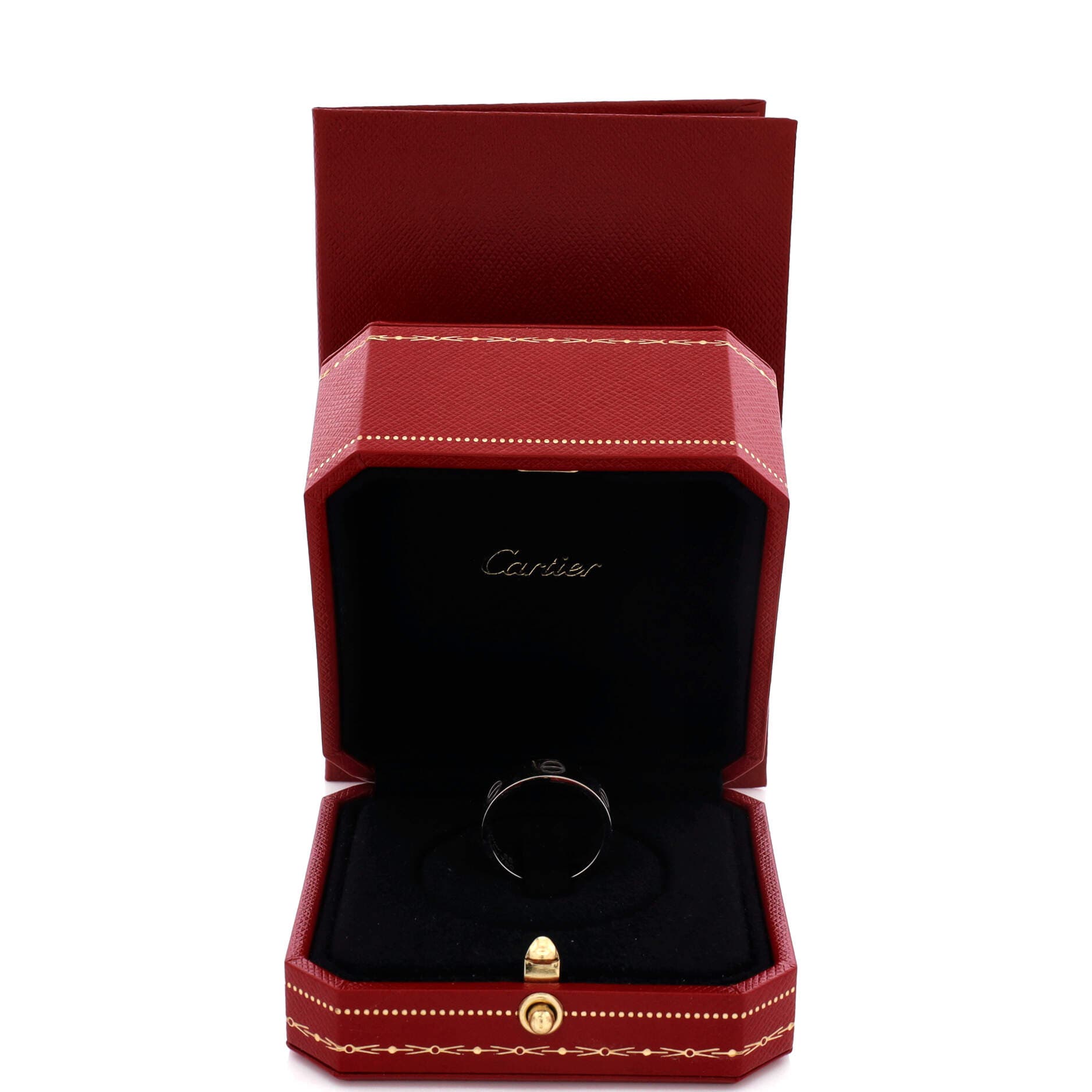 Love Band Ring 18K White Gold, Alternate, color, Metallic Gold