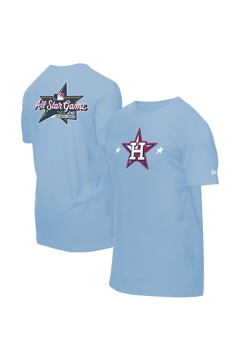 Men's New Era Light Blue Houston Astros 2025 MLB All-Star Game Workout T-Shirt, Main, color, Light Blue